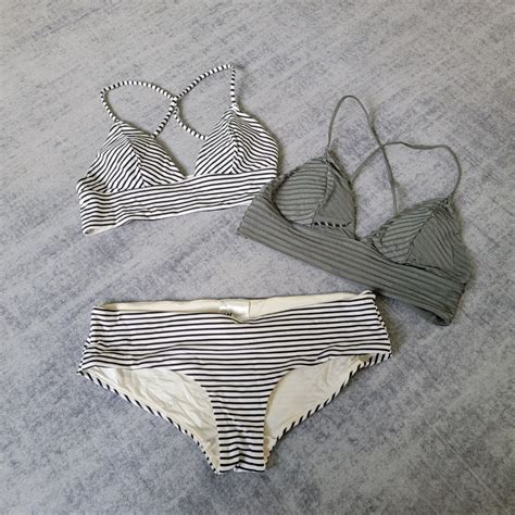H M Bikini Set Women S Fashion Swimwear Bikinis Swimsuits On Carousell