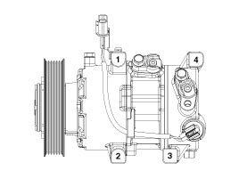 Kia Rio Compressor Installation Air Conditioning System Heating