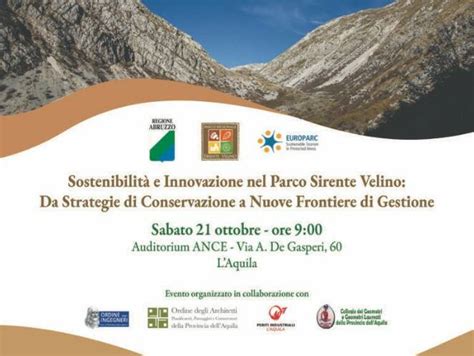 La Sostenibilit Incontra L Innovazione Nel Parco Sirente Velino Il