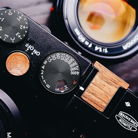 Fujifilm Hot Shoe Shutter Button Wood For FujiX PRO2 X100F Etsy