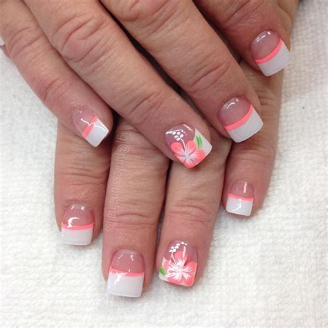 Tropical French Nail Designs Omahdesignku