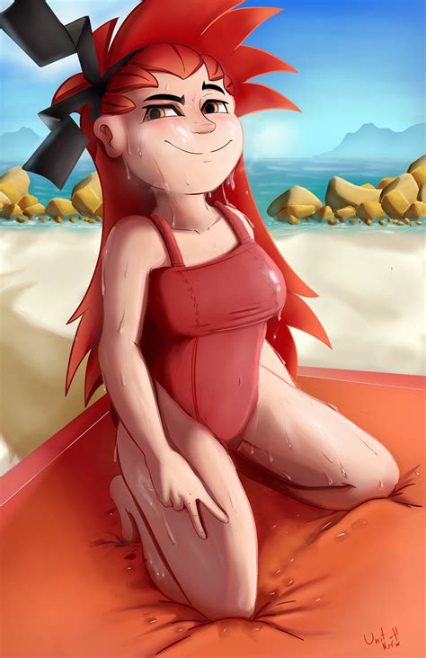 Yuu On A Hot Day In The Beach Sfw Version By Unit H Hentai Foundry