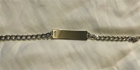 Vintage Elco Usa Sterling Silver Engraved Christian Name Id Bracelet