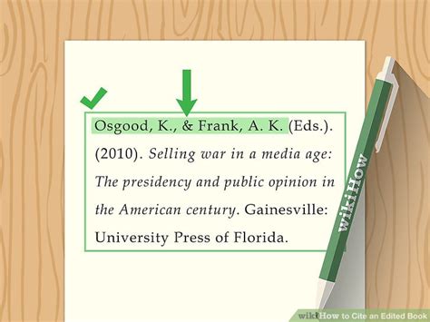 4 Ways To Cite An Edited Book Wikihow