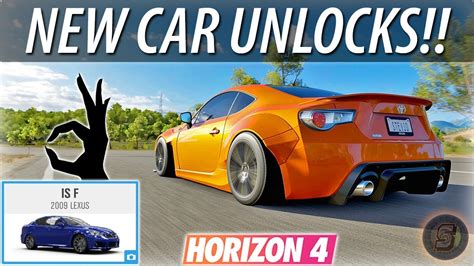 How To Get Toyota Gt Lexus Is F Forza Horizon Update Horizon