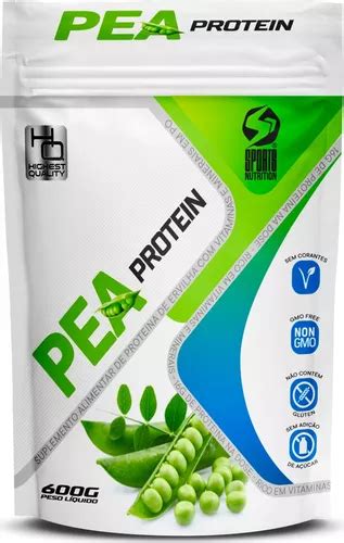 Pea Protein Prote Na De Ervilha Pura Vegan G Sabor Baunilha