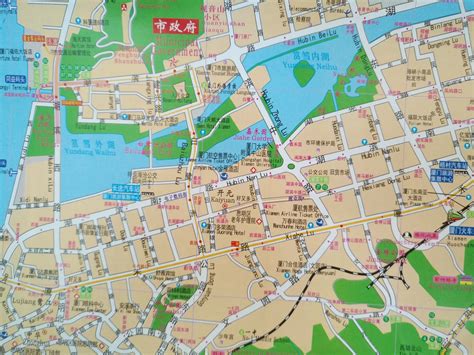 [USD 11.29] Map of Xiamen Island 2018 Map of Xiamen Map of Xiamen City ...