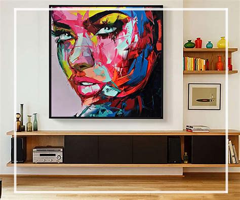 264 Most Reliable Abstract Face Painting on Canvas for Home Decor – CP Canvas Painting Online