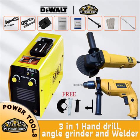 Dewalt 3in1 Mma 450 Portable Igbt Inverter Welding Machinedewalt