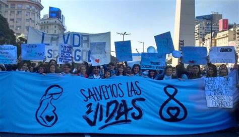 Marcha De Organizaciones Provida En Todo El País Contra El Aborto Legal Diario 26