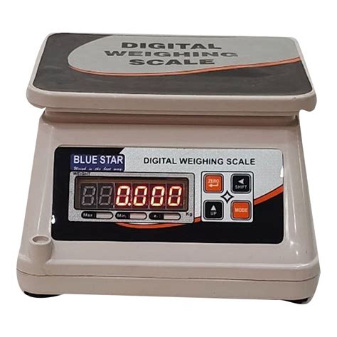 Blue Star Digital Table Top Scale ABS Small Size 175x225 Mm Capacity