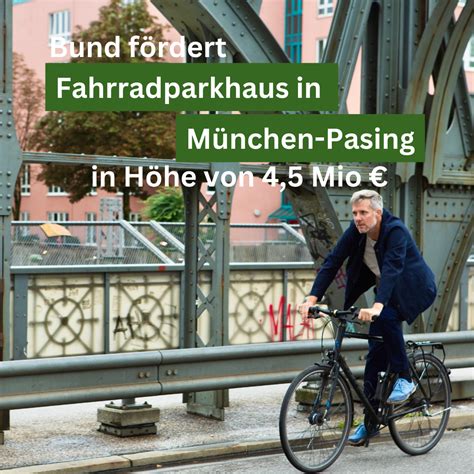 Bund fördert Fahrradparkhaus in München Pasing Dieter Janecek