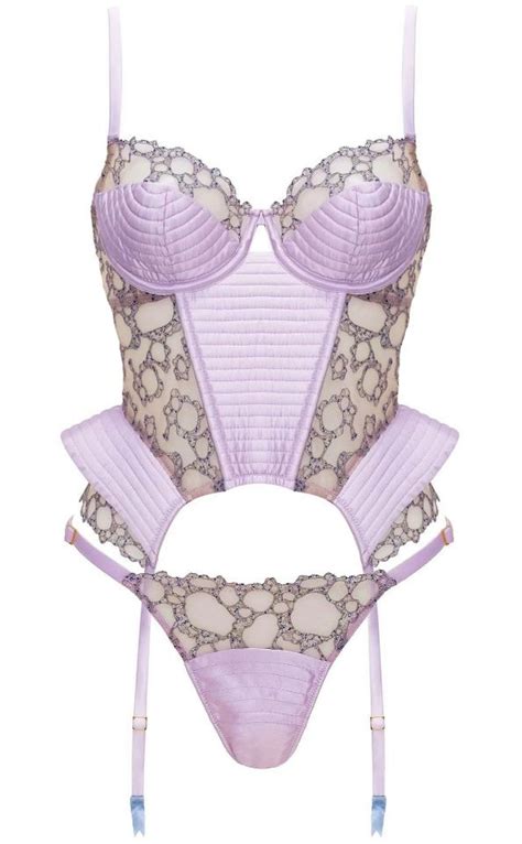 Studio Pia Maya In Lilac Quilted Silk Studio Pia Luxury Lingerie