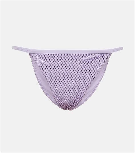 Simkhai Embellished Bikini Bottoms Simkhai