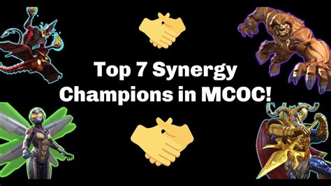 Top 7 Synergy Champions In Mcoc May 2021 Marvel Contest Of Champions Youtube