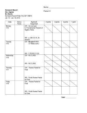 Fillable Online Algebra 1 Syllabus Glencoe Template Fax Email Print