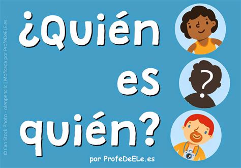 Fichas Para Jugar Al ¿quién Es Quién Profedeelees