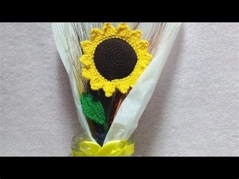 Como Hacer Un Girasol Crochet Facil