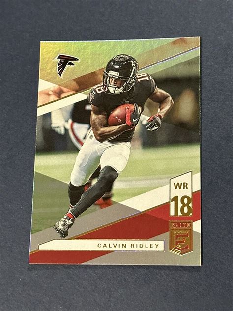 Panini Donruss Elite Calvin Ridley Atlanta Falcons Q Ebay