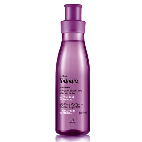 Tododia Ameixa E Flor De Baunilha Body Splash Desodorante Col Nia Feminino