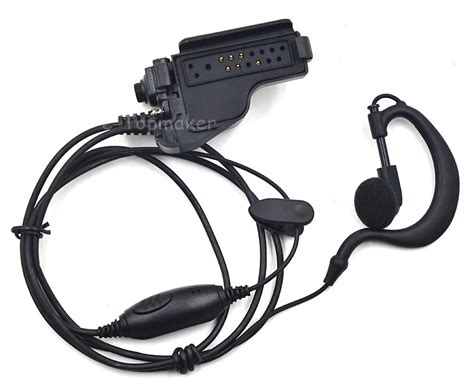 Xqf Walkie Talkie Earpiece Headset Mic Ptt For Motorola Portable Radio