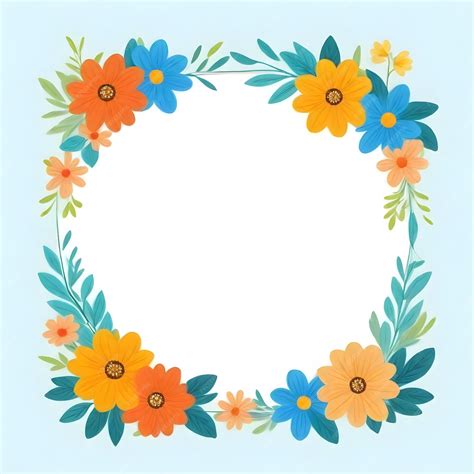 Premium Photo | Floral Border Clipart Collection