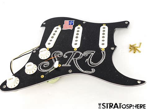 USA Fender SRV Strat LOADED PICKGUARD Texas Specials Stevie Reverb