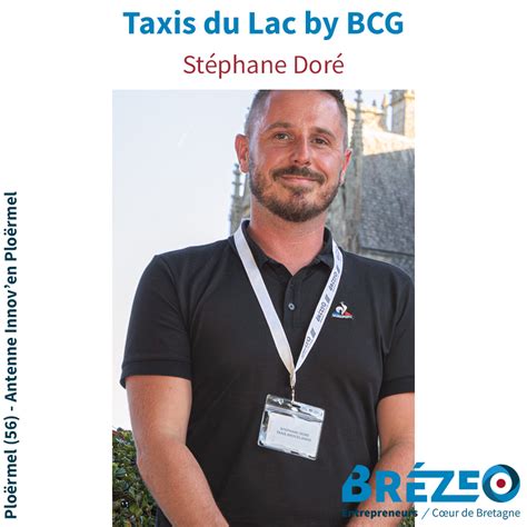 Rencontre avec Stéphane DORÉ de Taxis du Lac by BCG à Ploërmel Guer