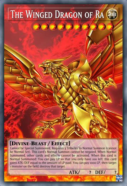 The Winged Dragon Of Ra By Nhociory On Deviantart