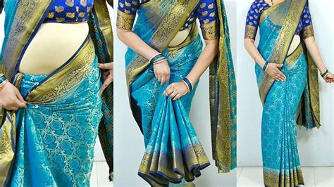 Easy Saree Draping For Beginners Draping With Perfect Plates