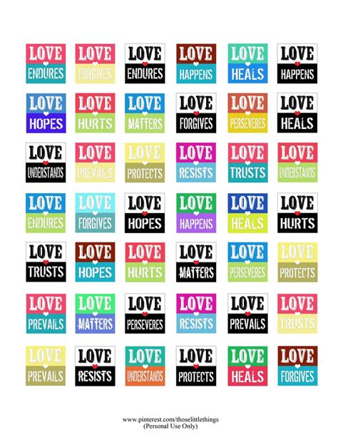 Love and Inspiration in One Inch Square Tiles