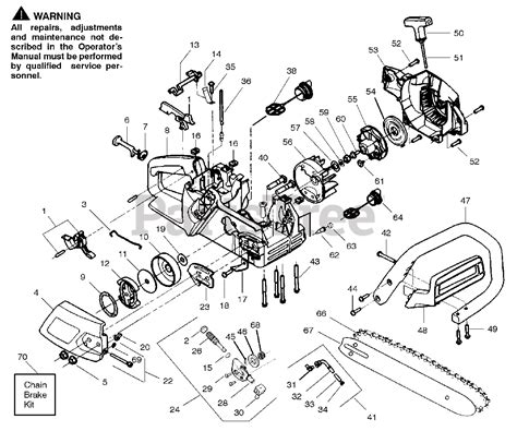 Poulan Pole Saw Parts Diagram Poulan Chainsaw Handle Chassis