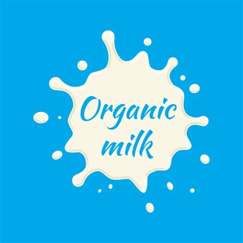 Milk Label Vector Milk Splash And Blot Design Shape Creative Illustration Stock Vector Image