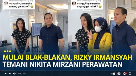 Mulai Blak Blakan Rizky Irmansyah Ajudan Prabowo Temani Nikita Mirzani