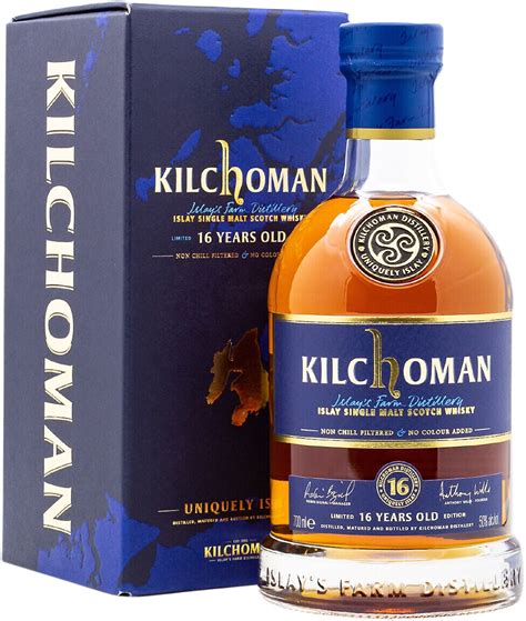 Kilchoman 16 Years Old Islay Single Malt Scotch Whisky 0,7l 50% ab 214 ...