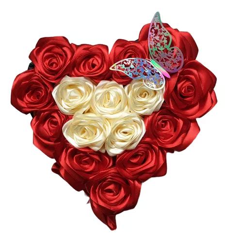 Corazón De Rosas Eternas Para Regalo