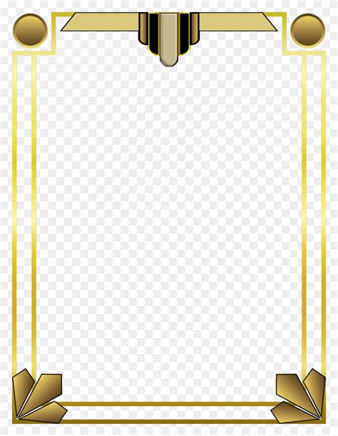 Art Deco Border Clipart | Free download best Art Deco Border Clipart on ...