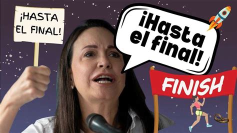 María Corina dice Hasta el final pero cuál es el final Arquímedes Román