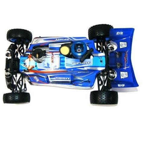 Coche Rc Buggy Vrx Spirit N Km H Gasolina Color Azul