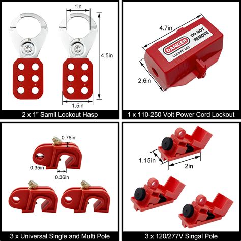 Buy Safby Lockout Tagout Kit Electrical Loto Clamp On Circuit Breaker