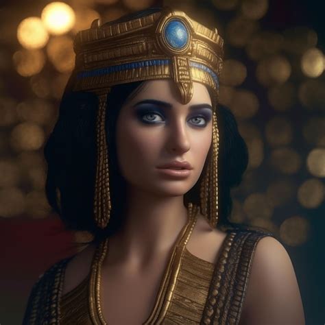 Premium Photo Hot Attractive Fashion Model In Egyptian Queen