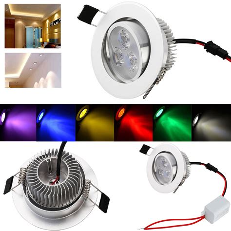 Buy W Dimmable Led Recessed Ceiling Downlight Lamp Spotlight With