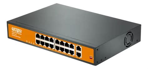 Switch Suite 16 Portas Poe 2 Uplink Gigabit 10 100 1000 Haiz