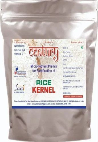 White Century Multivitamin Micronutrient Rice Premix Powder For