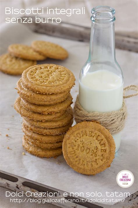 Biscotti Integrali Senza Burro Al Limone Con Sola Farina Integrale