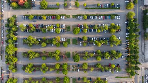 Top View Photo of Cars on Parking Lot · Free Stock Photo