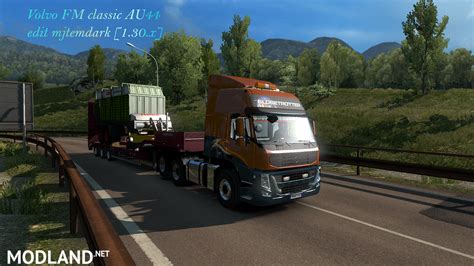 Volvo Fm Classic Au44 Edit Mjtemdark [1 30 X] Ets 2