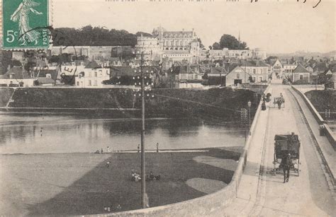 Amboise Le Pont Sur La Loire Carte Crite En Carte Postale