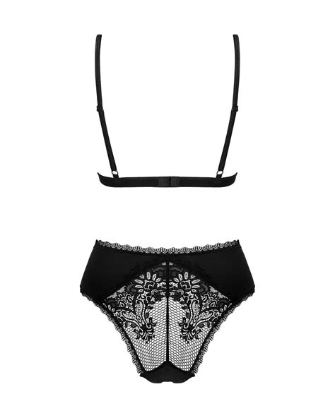 Obsessive Lingerie Maderris Sexy Body In Tulle E Pizzo