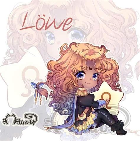 Magical Zodiac Sign Chibi Leo By Miaowx3 On Deviantart Zodiac Leo Art